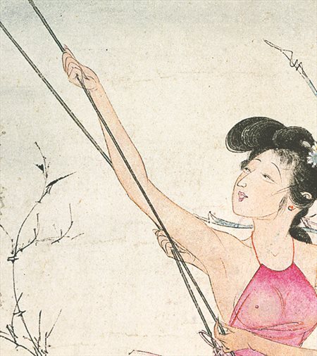 红原县-胡也佛的仕女画和最知名的金瓶梅秘戏图